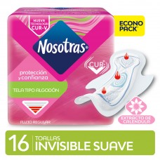 Nosotras Toallas Invisible Suave Pack x16 